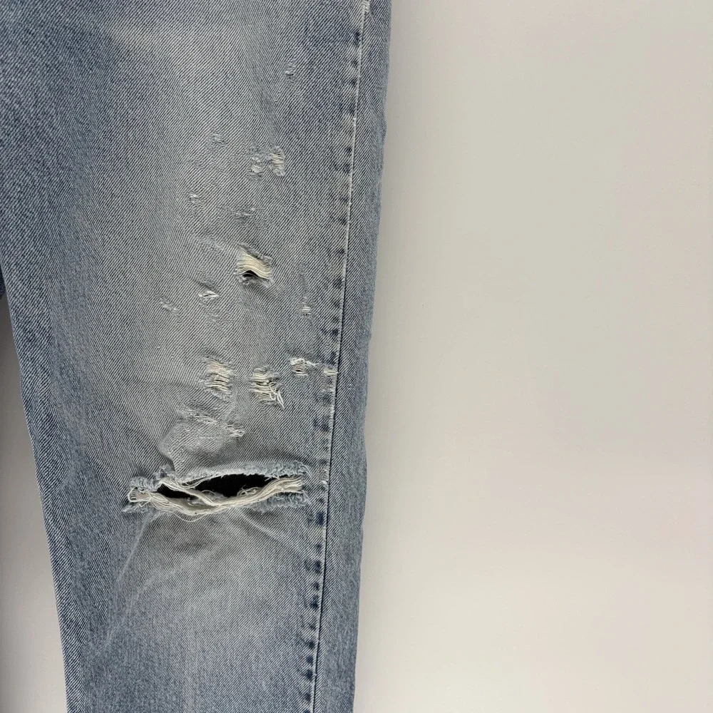 Vintage 90s Levi's 505 Jeans Orange Tab Light Wash Made In USA Men 37X28